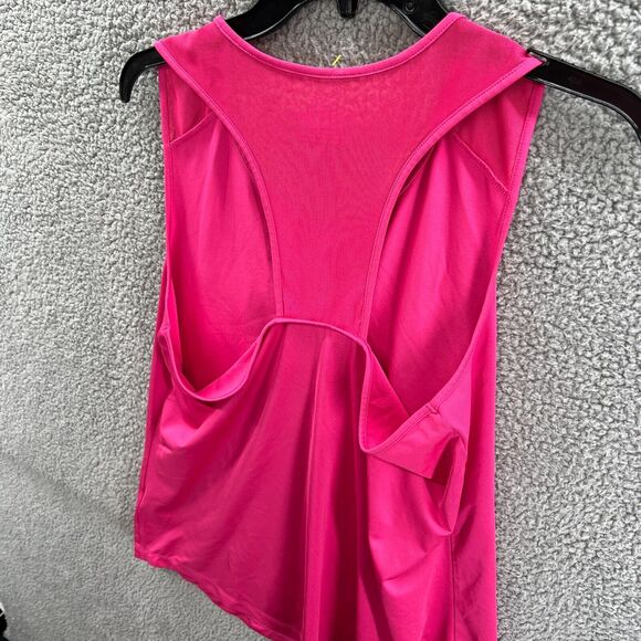Vineyard Vines Women’s Performance Tank Pink Mesh Back Detail Size Medium M - Picture 8 of 11